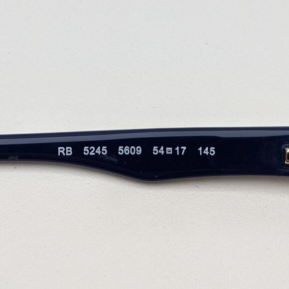 🕶️Ray-Ban RB5245 5609 Unisex Eyeglasses 52/17 140 /KAB254🕶️ - Picture 4 of 10
